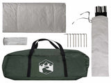 Camping Tent with Rainfly Water-resistant Dome Army Green 42028533