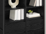 Sideboard 2 pcs Black Oak 81 x 36 x 150.5 cm Engineered Wood 3403034