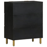 Sideboards 2 pcs Black 60x33x75 cm Engineered Wood 3309992