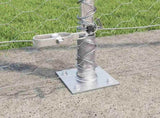 Welded Wire Fence with Concrete Base 10 x 1.4 m 3353773