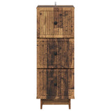 Drawer Cabinet Old Wood 33 x 34.5 x 90 cm Engineered Wood 893933