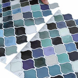Lanturn Tile 50 pcs Blue Green 27 x 27 cm Polyurethane and PET 42021340