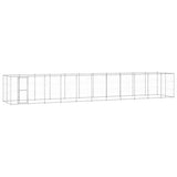 Outdoor Dog Kennel Galvanised Steel 26,62 m 3082312