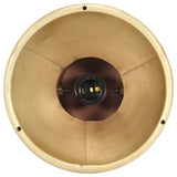 Industrial Ceiling Lamp Brass E27 Mango Wood 320522