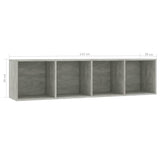 Book Cabinet/TV Cabinet Concrete Grey 143x30x36 cm 800265