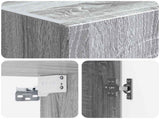 Cabinet Set 2 pcs Grey Sonoma Engineered Wood 3416454