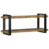 ZNTS Wall Shelf Multicolour Solid Wood Reclaimed 4017489