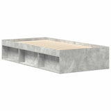Bed Frame without Mattress Concrete Grey 90x190 cm Single 3203841