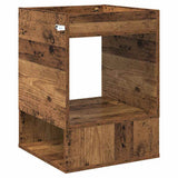 End Table 2 pcs Old Wood 40 x 40 x 56 cm Engineered Wood 890957