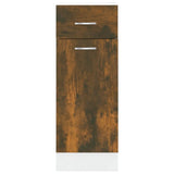 Drawer Bottom Cabinet Lyon Smoked Oak 30x46x81.5 cm Engineered Wood 815567