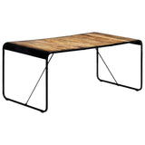 Dining Table 180x90x76 cm Solid Rough Mango Wood 247866