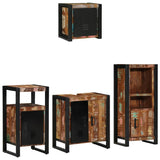 Bathroom Furniture Set 4 pcs Multicolour Solid Reclaimed Wood 3305635