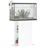 Aquarium Stand White 75x36x72.5 cm Engineered Wood 833647
