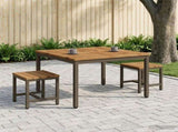 Coffee Table Natural and Coffee 80 x 80.5 x 45 cm 901288