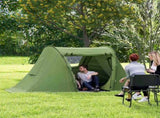 3 Man Camping Tent with Living Area and 2 Bedrooms, 3000mm Waterproof Family Tent with Sewn-in T3398P349077