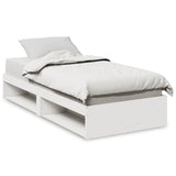 ZNTS Day Bed without Mattress White 90x190 cm Solid Wood Pine 859248