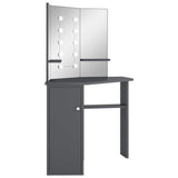 Dresser Grey MDF and Melamine Compact for corners Mirror 326532