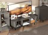 TV Stand Cabinet for TVs up to 55 Inches, TV Unit with Storage Shelves and Cupboard for Living Room, T3398P377900