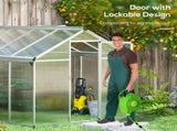 8 x 6ft Aluminium Frame Greenhouse T3398P315932
