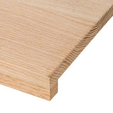 Window Sills 2 pcs Untreated 70x25x2 cm Solid Wood Oak 4009101