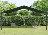 Gazebo 4 x 4 x 2.6 m Taupe Polyester and Steel 42030530