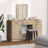 Dressing Table with Door Brown 50 x 41 x 135 cm Engineered Wood 3334256