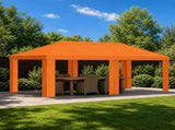 Gazebo Cover 6 x 3 m Orange Polyester 190 gsm 900431