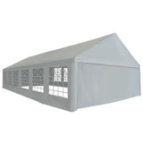 Party Tent PE 6x12 m Grey 275270