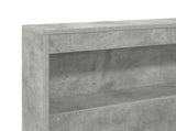 Storage Headboard Concrete Grey Engineered Wood 3335512
