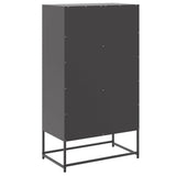 Highboard Black 68.5x38.5x123.5 cm Steel 846500