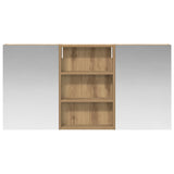 Bathroom Cabinet Set 3 pcs 120 x 10.5 x 60.5 cm Engineered wood 3403735