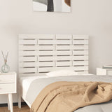 Wall Headboard White 96x3x63 cm Solid Wood Pine 824724