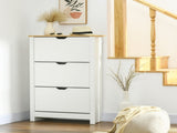 Slim Shoe Cabinet, Narrow Shoe Cupboard with 3 Flip Drawers, Adjustable Shelves for 18 Pairs of T3398P344125