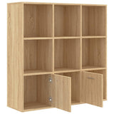 Cabinet Sonoma oak Engineered wood Medium Bookshelf Rectangular 801119