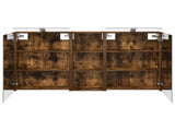 Bathroom Cabinet Set 3 pcs 130 x 14.5 x 70 cm Engineered wood 3403772