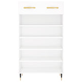 Shoe Cabinet White 60x35x105 cm Engineered Wood 829588