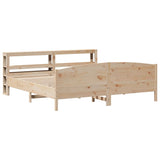 Bed Frame without Mattress 180x200 cm Super King Solid Wood Pine 3306216