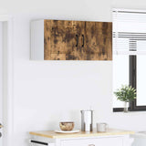 Wall Cabinet PORTO Smoked Oak 80 x 31 x 40 cm Engineered Wood 885290