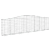 Arched Gabion Baskets 20 pcs 400x30x100/120 cm Galvanised Iron 3145836