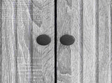 Sideboard Grey Sonoma 66 x 34.5 x 90 cm Engineered Wood 894131