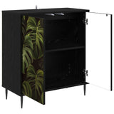 Sideboard ELBURG Black Oak 69 x 33 x 76 cm Engineered Wood 8006933