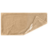 Cushion Cover 12 pcs HEERLEN Cream 40 x 80 cm Faux Rabbit Fur 910206