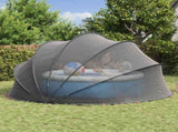 Pool Dome Folding Manual Black 546 x 516 x 250 cm 42001130