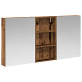 Bathroom Cabinet Set 3 pcs 140 x 14.5 x 70 cm Engineered wood 3403782