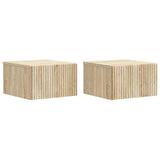 Wall-Mounted Bedside Cabinet 2 pcs Sonoma Oak 33 x 34.5 x 20 cm 898430