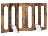 Folding Pet Fence 2 pcs Oak Wood 100.5 x 38 x 70 cm 8005967