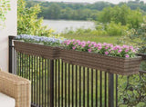 Railing 2 pcs 80 x 17 x 17 cm Metal 42026970