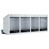 Chicken Nesting Box 4 Compartments Wall-Mounted Galvanised Steel 4104901