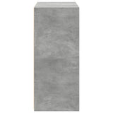 Sideboard Concrete Grey 70x41x93 cm Engineered Wood 846372