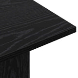 Console Table Black Oak 100 x 30 x 75 cm Engineered Wood 8001176